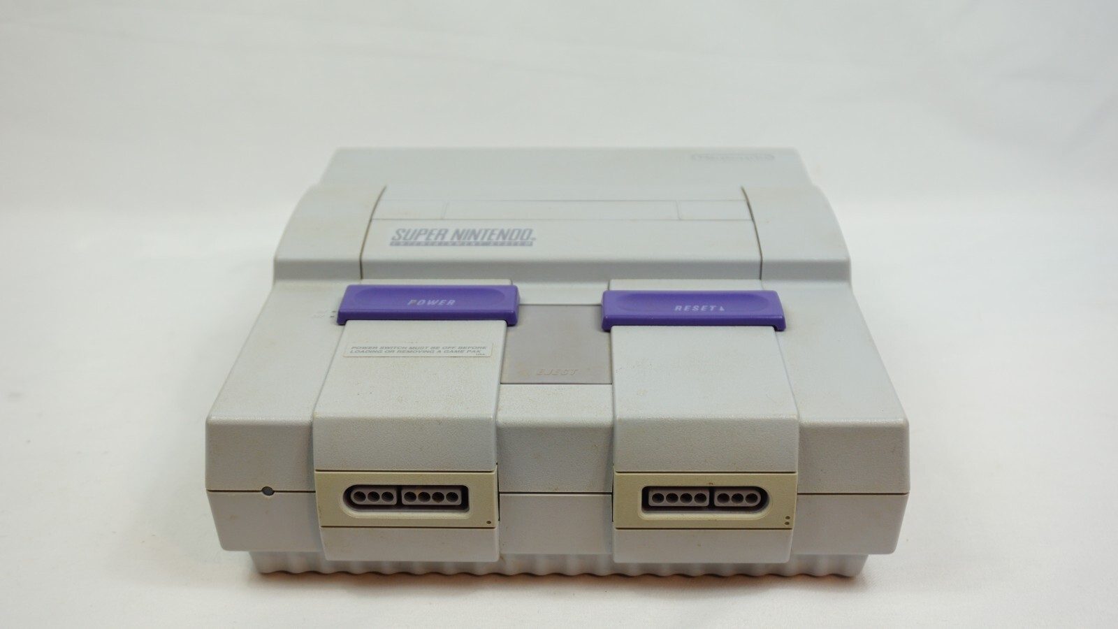 Super Nintendo SNES Console 1 Chip Bundle 2 Games 2 Controllers Manual & Cables