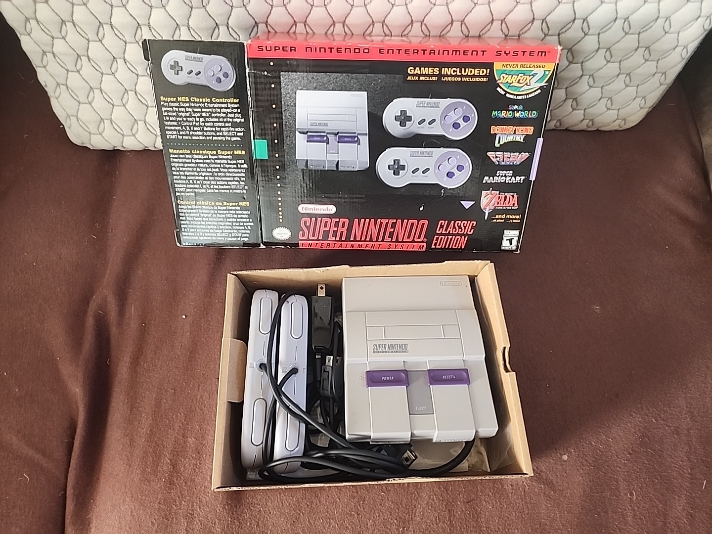 Nintendo Super NES Classic Edition Video Game Console – Gray