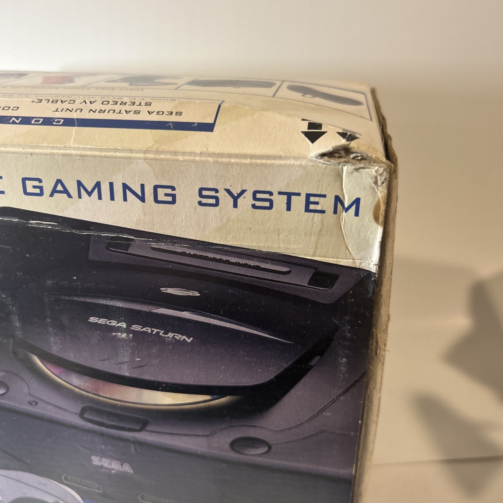 SEGA Saturn Console w/Box Tested Working System W/ Controller! See Pics