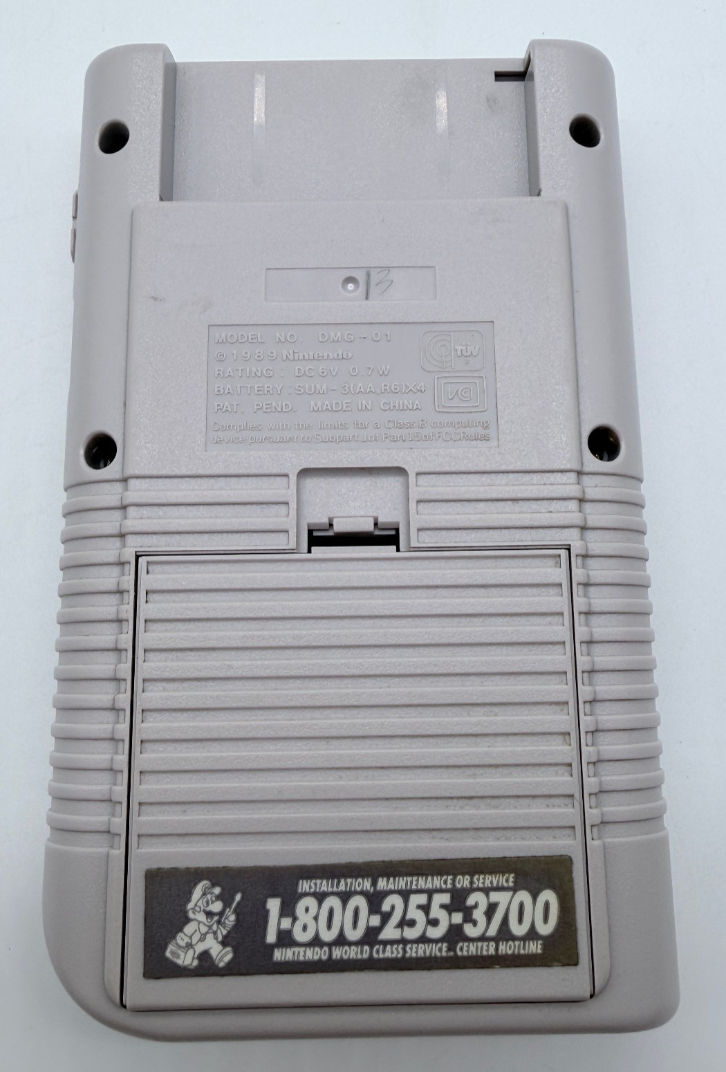 Nintendo Game Boy (DMG-01) Compact Video Game System W/Manual- TESTED & WORKS
