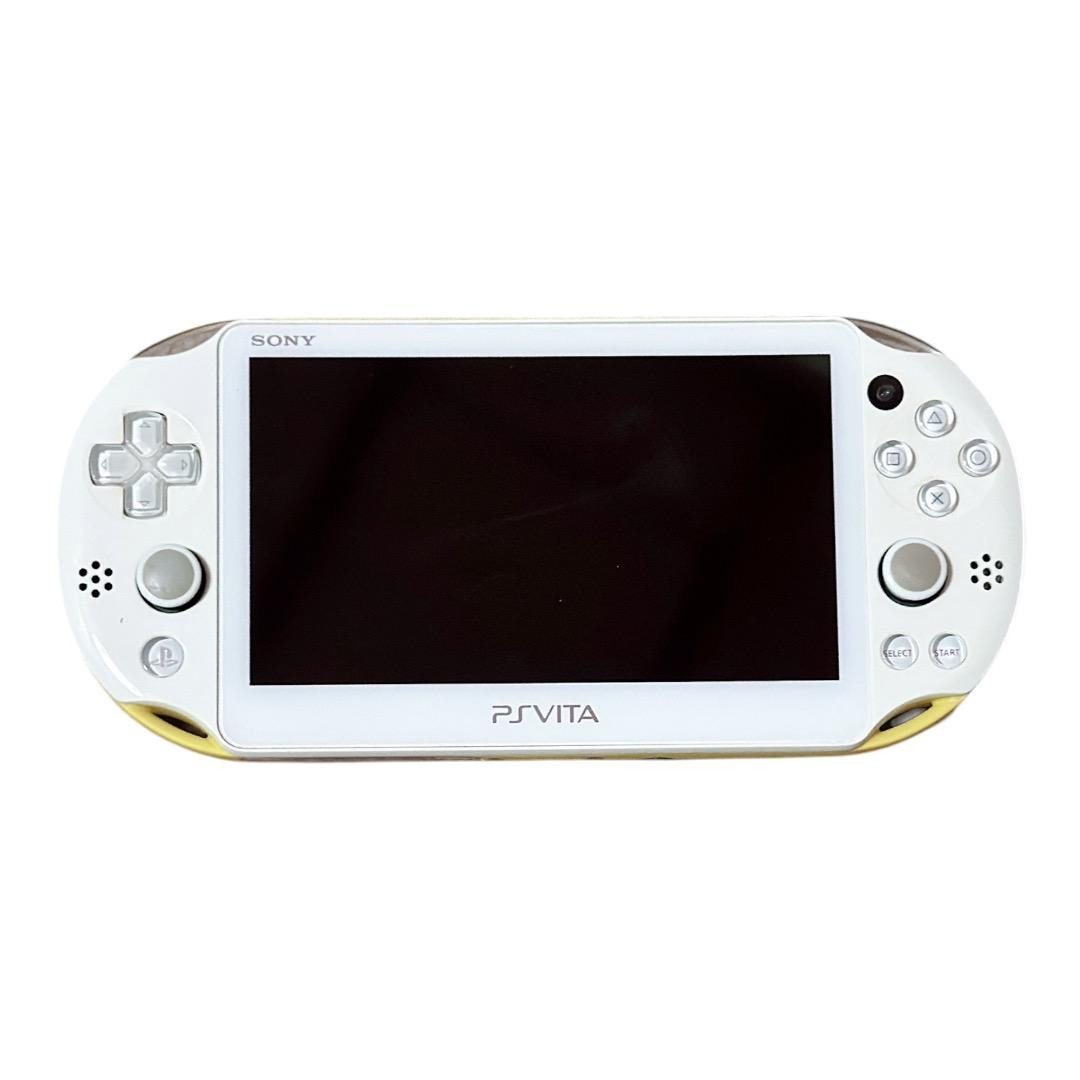 Sony PS Vita PCH-2000 Lime Green White Console Only Tested Working Japan