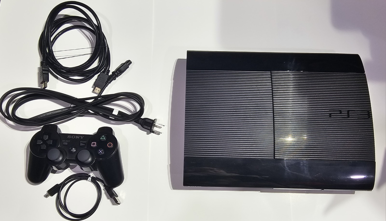 Sony PlayStation 3 PS3 Super Slim CECH-4201A Top Load Console Restored In/Out