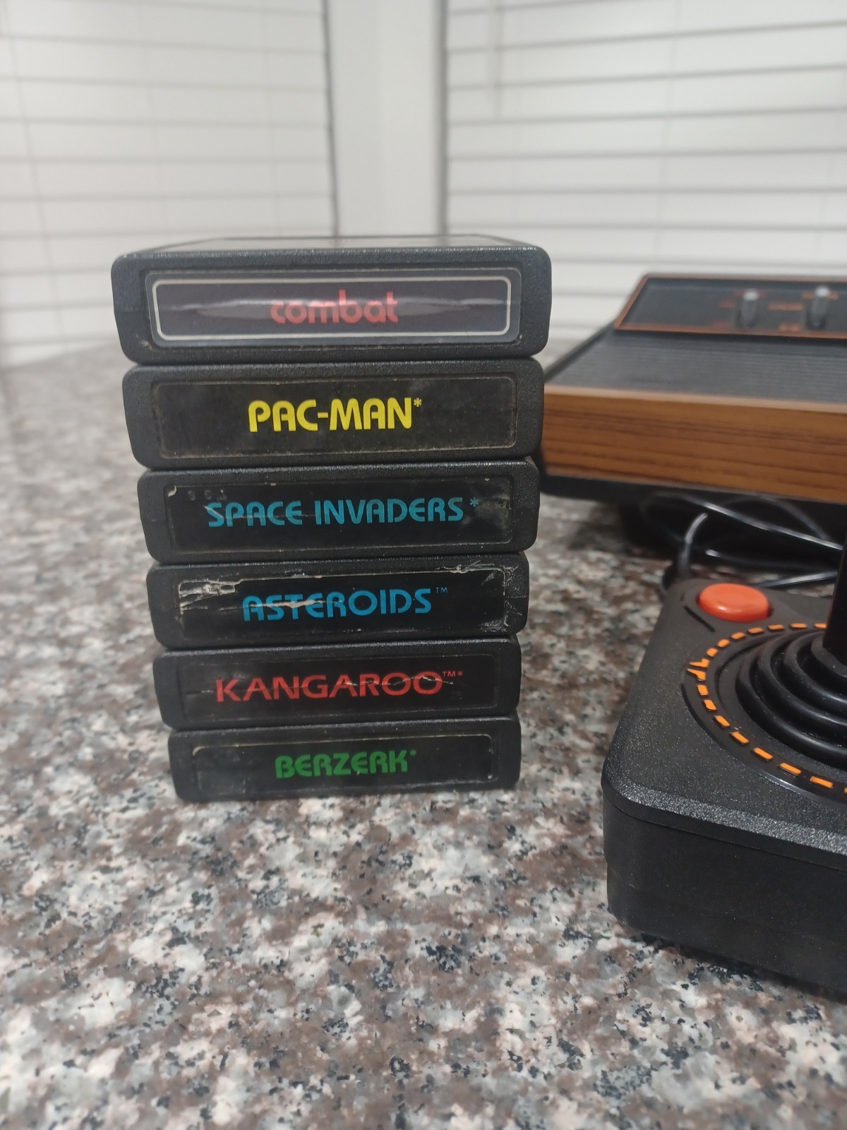Atari 2600 System Cleaned, Tested, And Working 100% 6 Games & 2 CX-40 Joysticks