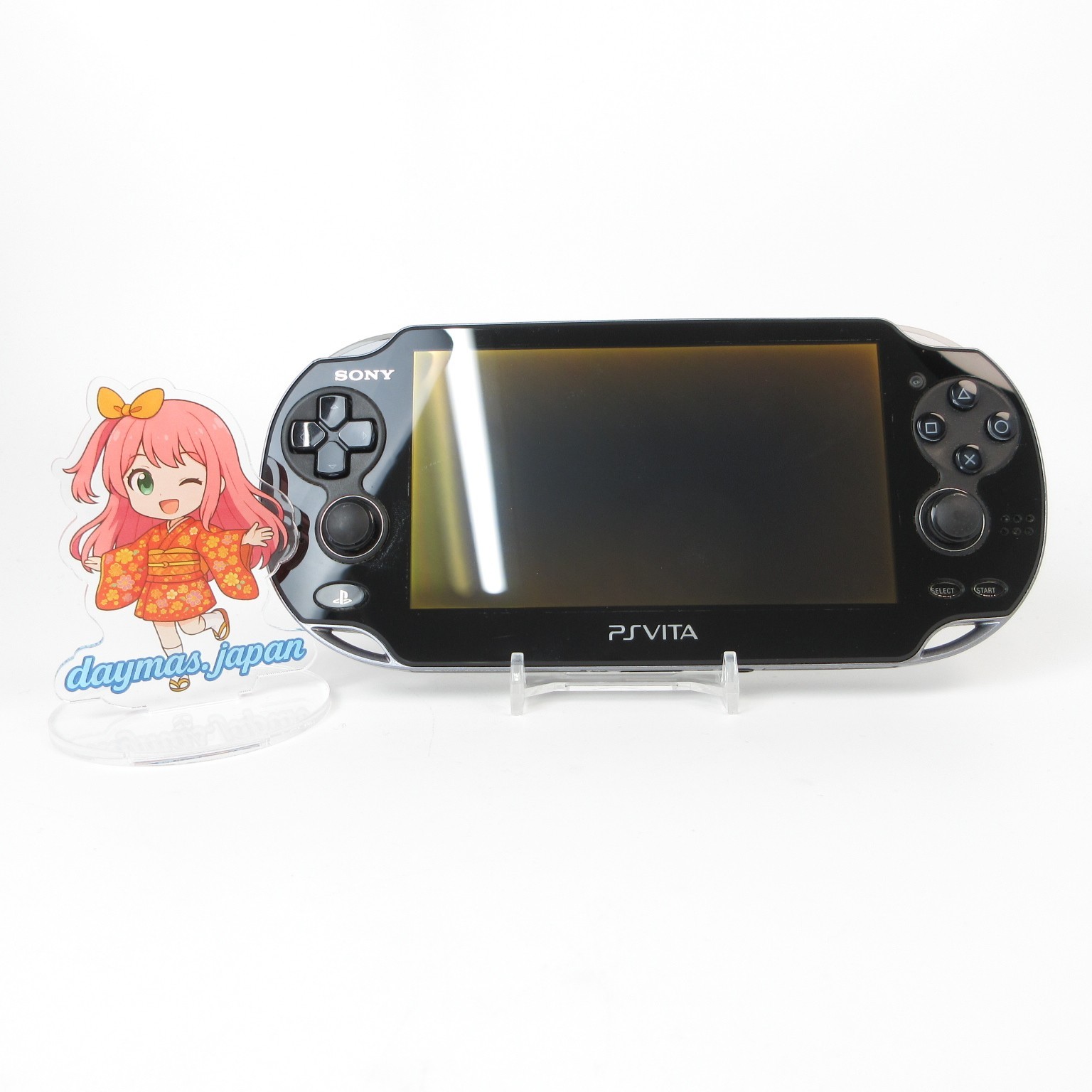 【Excellent】Sony PS Vita PCH-1000 Crystal Black Wi-Fi Model Console only #NET0315