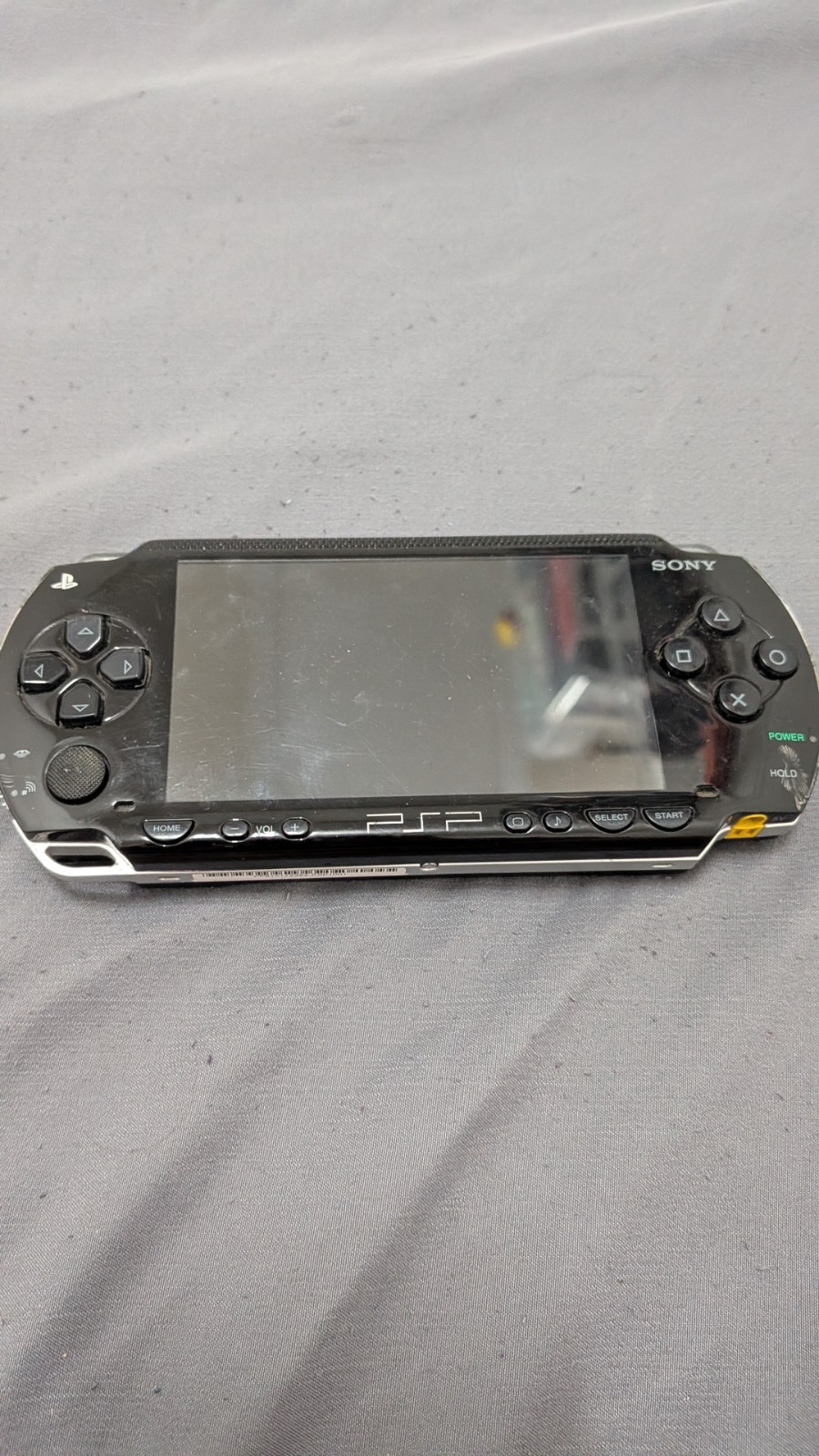 Sony PSP-1001 Black Handheld Console Only – Works GREAT! – No Battery Cover