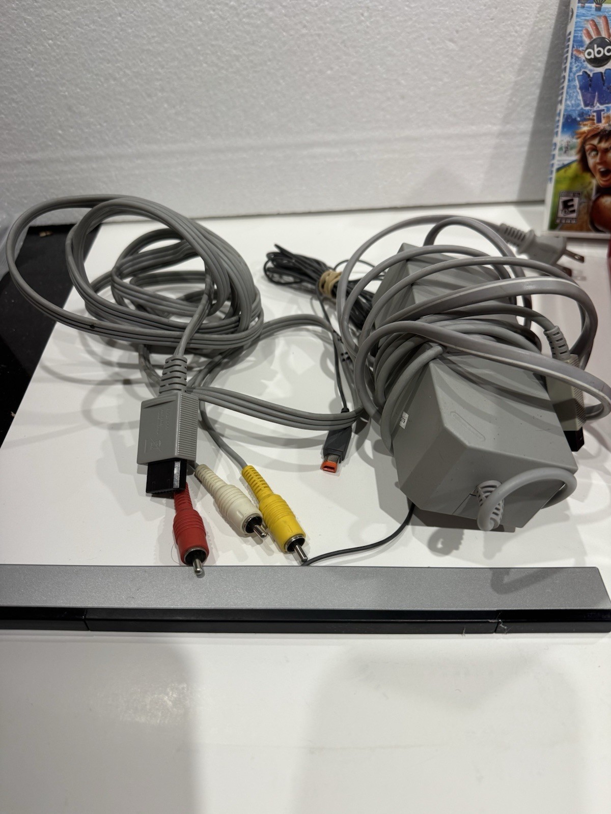 Nintendo Wii Video Game Console Bundle With Games, Controllers And Sensor