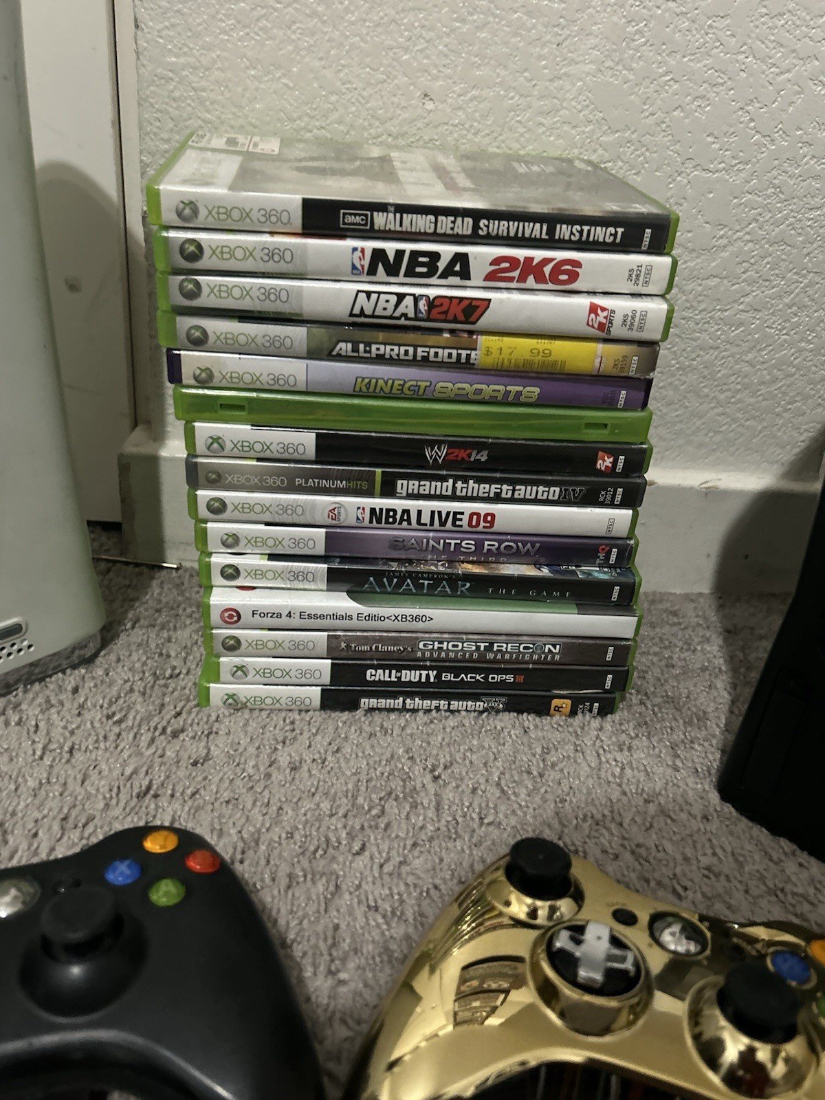 Microsoft Xbox 360 Arcade Arcade 6 Games 256GB White Console