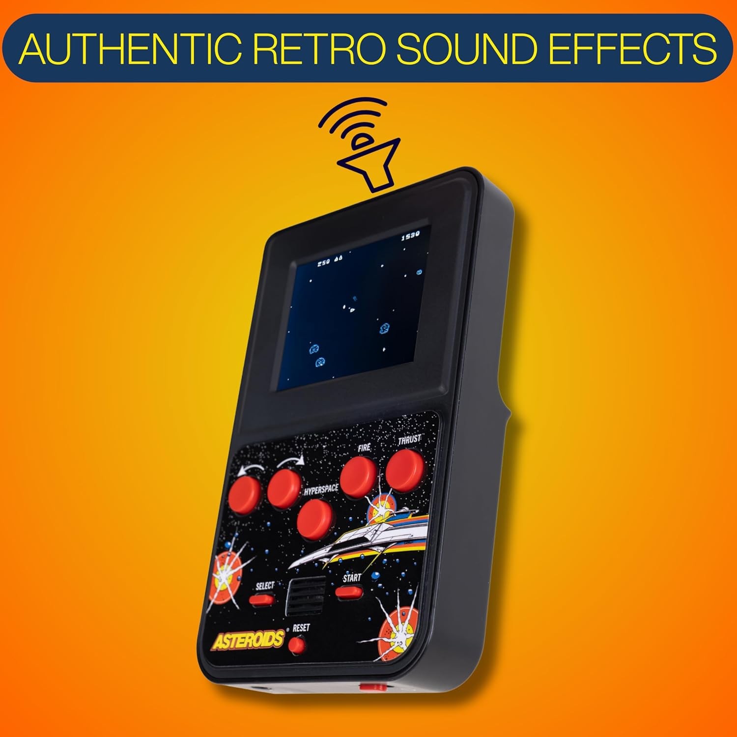 Asteroids Retro Handheld Game Console Space Shooter