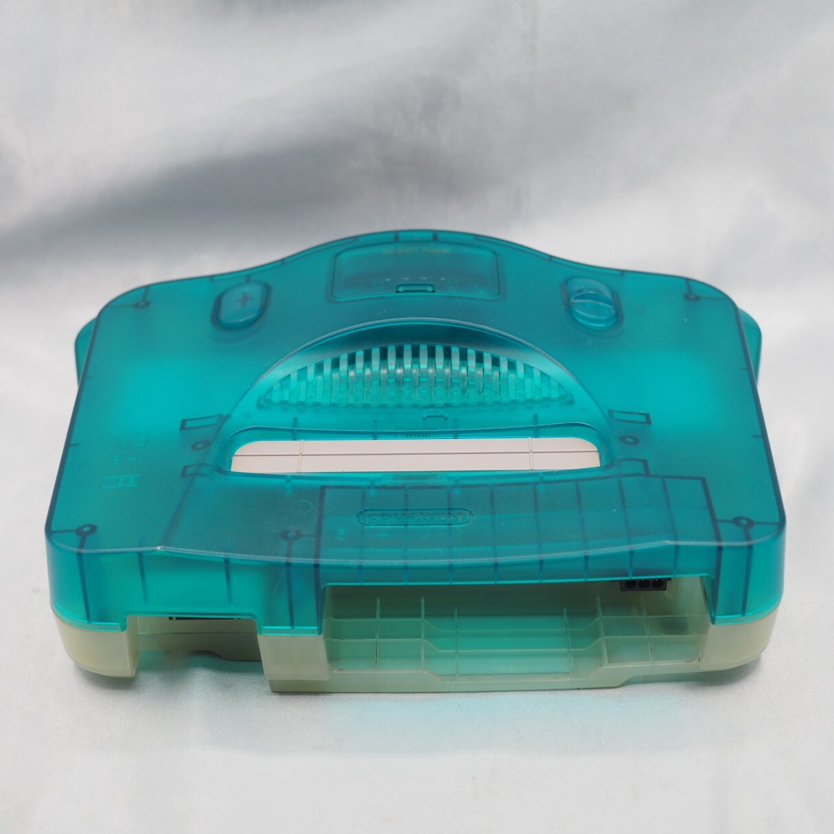 Nintendo 64 Console 2 Controllers NUS-001 Clear Blue Region Free Working Japan