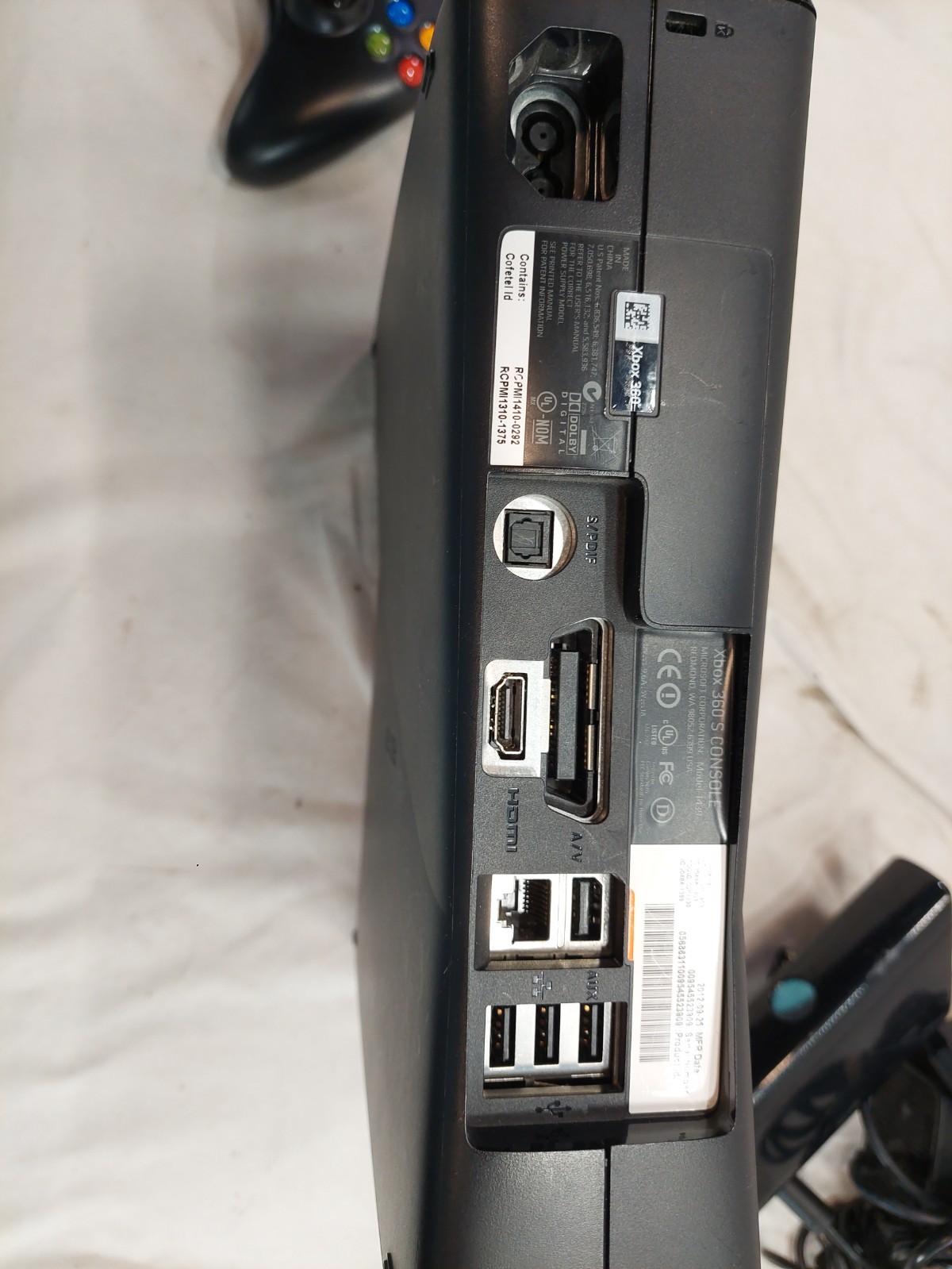 XBOX 360 SLIM Console 250gb | 3 Controllers + 16 FREE GAMES! + Kinect