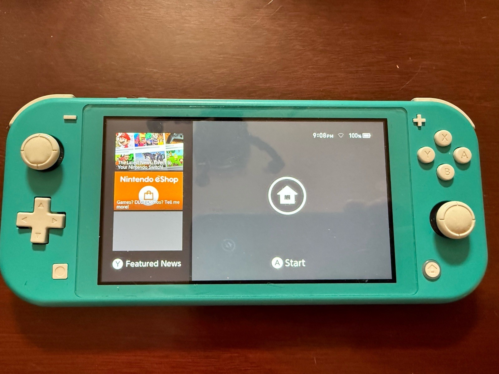 Nintendo Switch Lite Turquoise Console (HDH001) 64 GB card Plus Minecraft Game