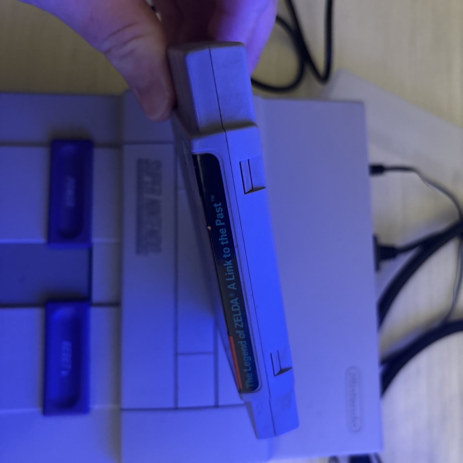 SNES AUTHENTIC Super Nintendo Bundle with Zelda, cables, controller, and more!!!
