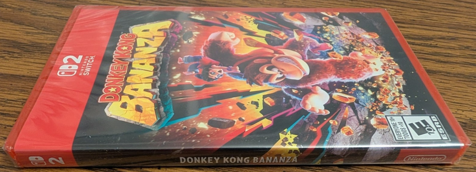 Nintendo Switch 2 OLED Video Game Console Bundle Donkey Kong Bananza 256gb SD