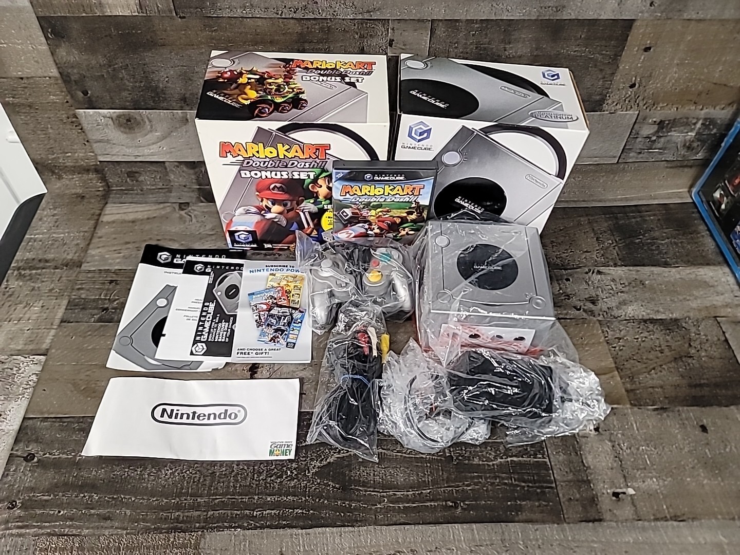 RARE You Got Money Variant – Nintendo GameCube Platinum Silver Console CIB