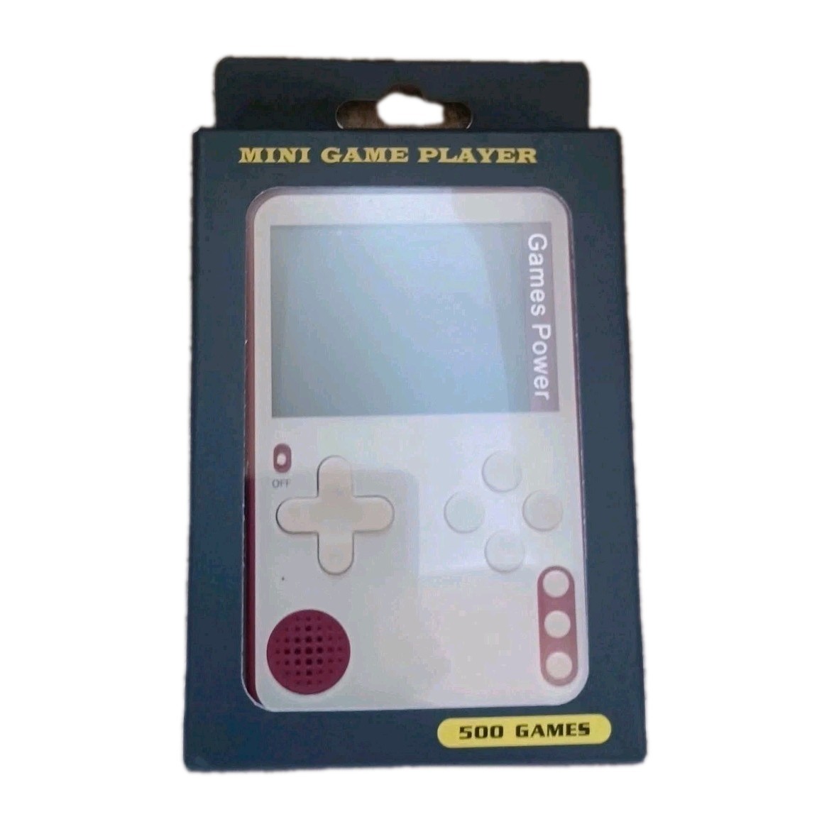 Mini Handheld Retro Game Console Razor Thin Built-in 500 Games Video Game Player
