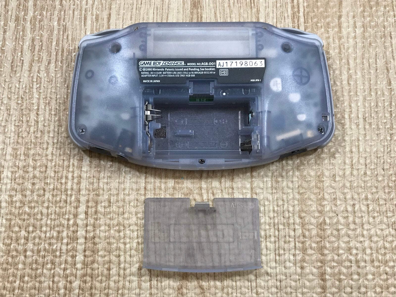 GameBoy Advance Milky Blue Console Nintendo Japan – With Defects LH1186