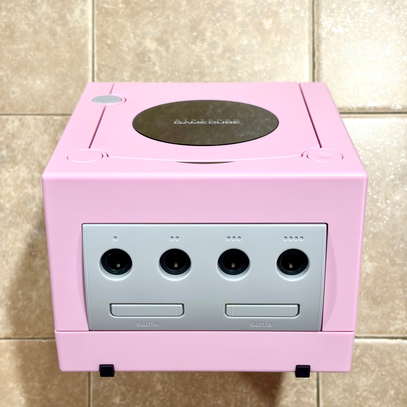 PINK Nintendo GameCube Console + Game Boy Player REGION FREE x2 Controllers 001