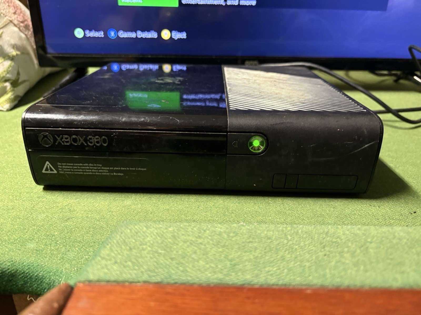 Xbox 360 E Bundle, 3 Wireless Controllers, 45 Games—TESTED/WORKING!