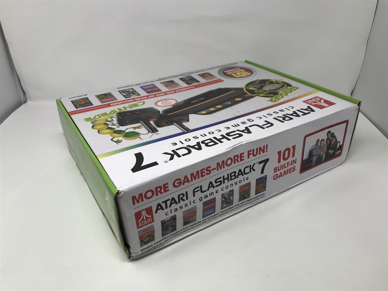 Atari Flashback 7 Classic Game Console 101 Built-in Games Wireless Controllers