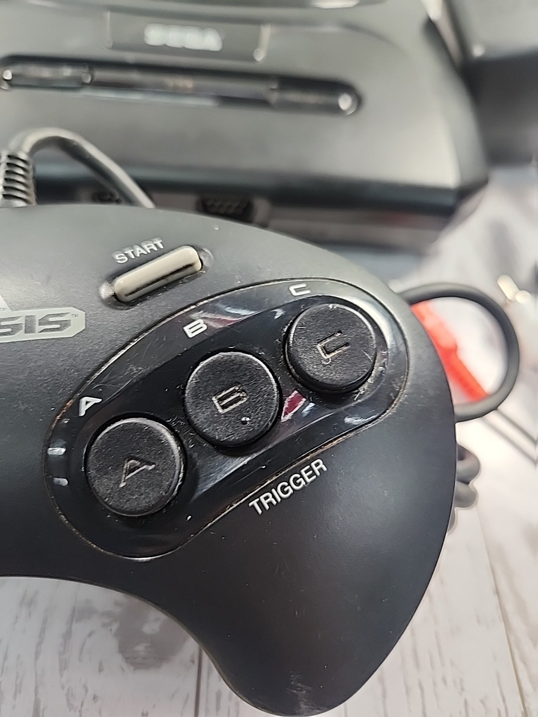 Sega Genesis Model 2 Console W Controller & Cables, Tested & Working