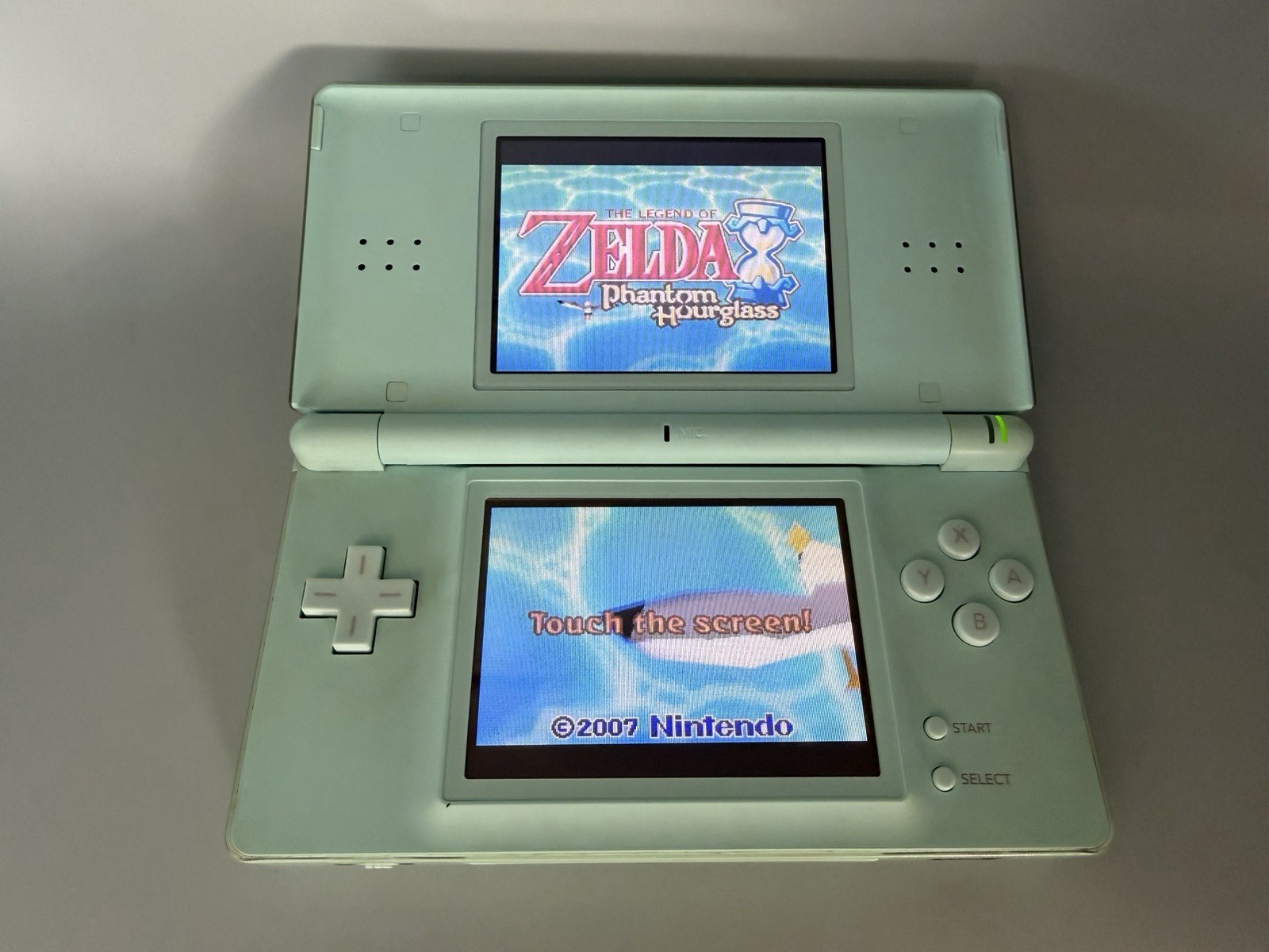 Nintendo DS Lite Console USG-001 Ice Blue with new charger