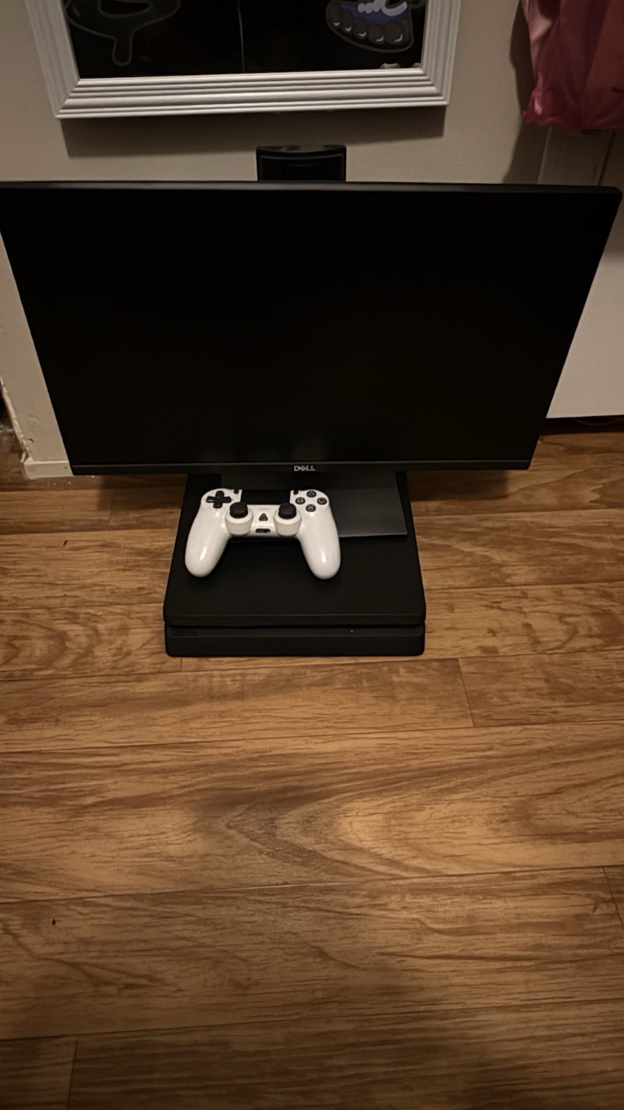 Monitor and playstation