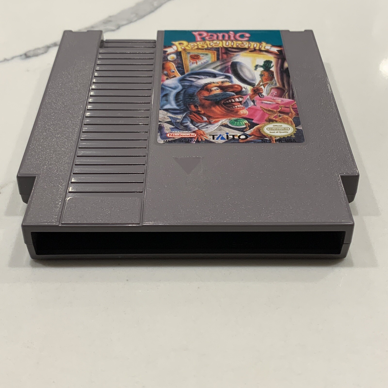 Panic Restaurant (NES, 1992) Authentic Complete CIB Manual TESTED