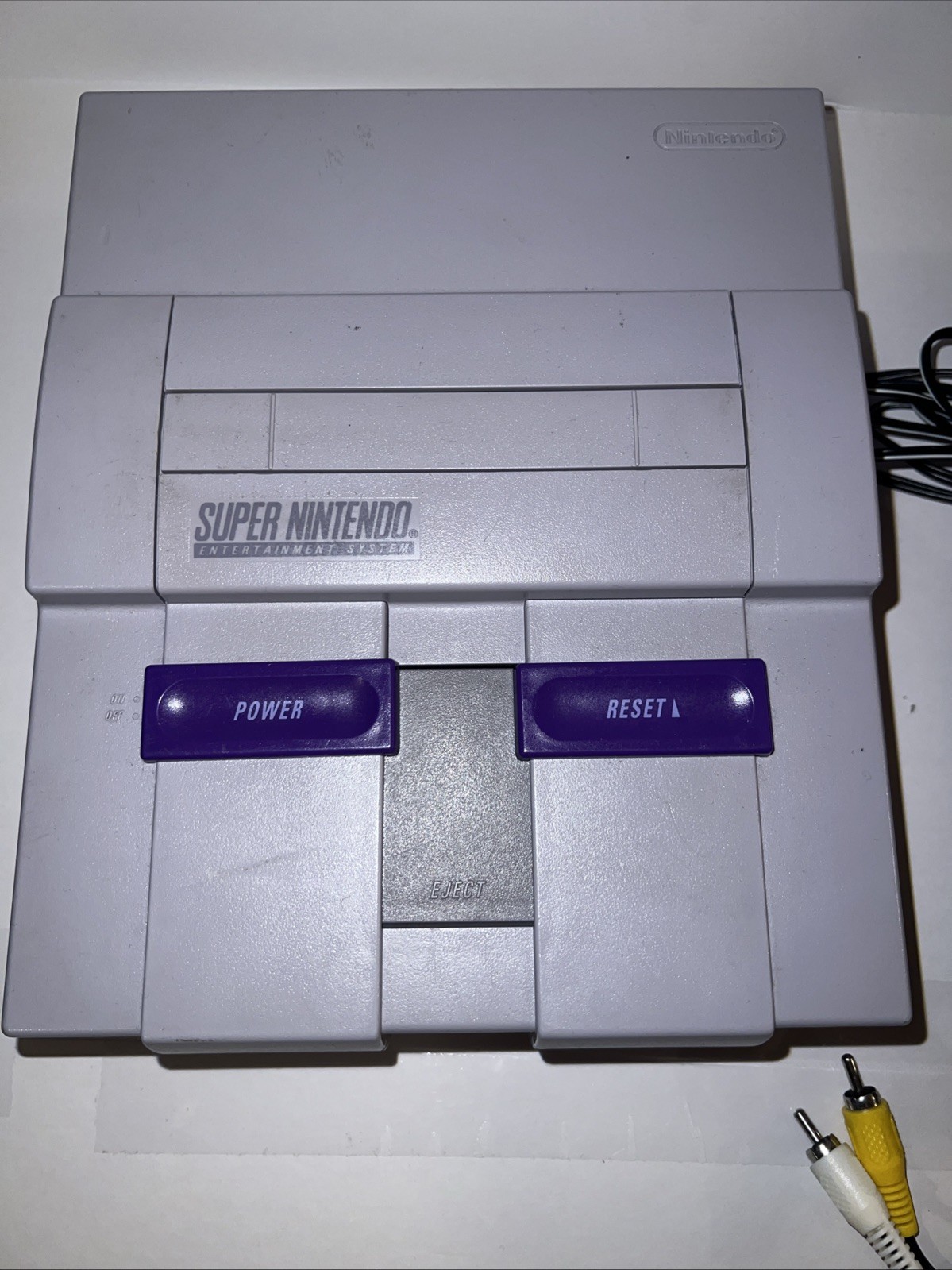 Super Nintendo SNES Console Bundle With A Controller Power Supply & AV Cable