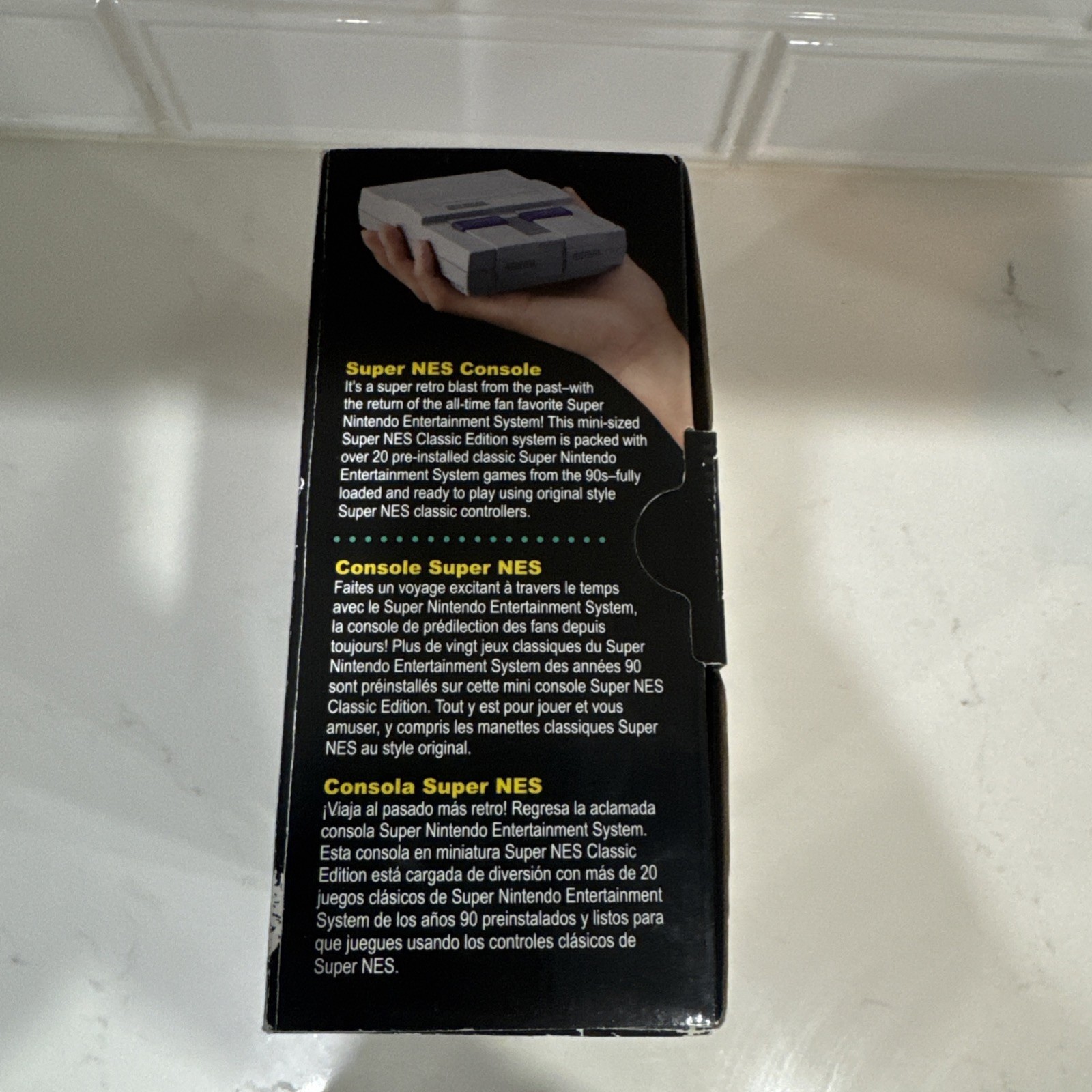Authentic SNES Super Nintendo Classic Mini Super Entertainment System 21 Games