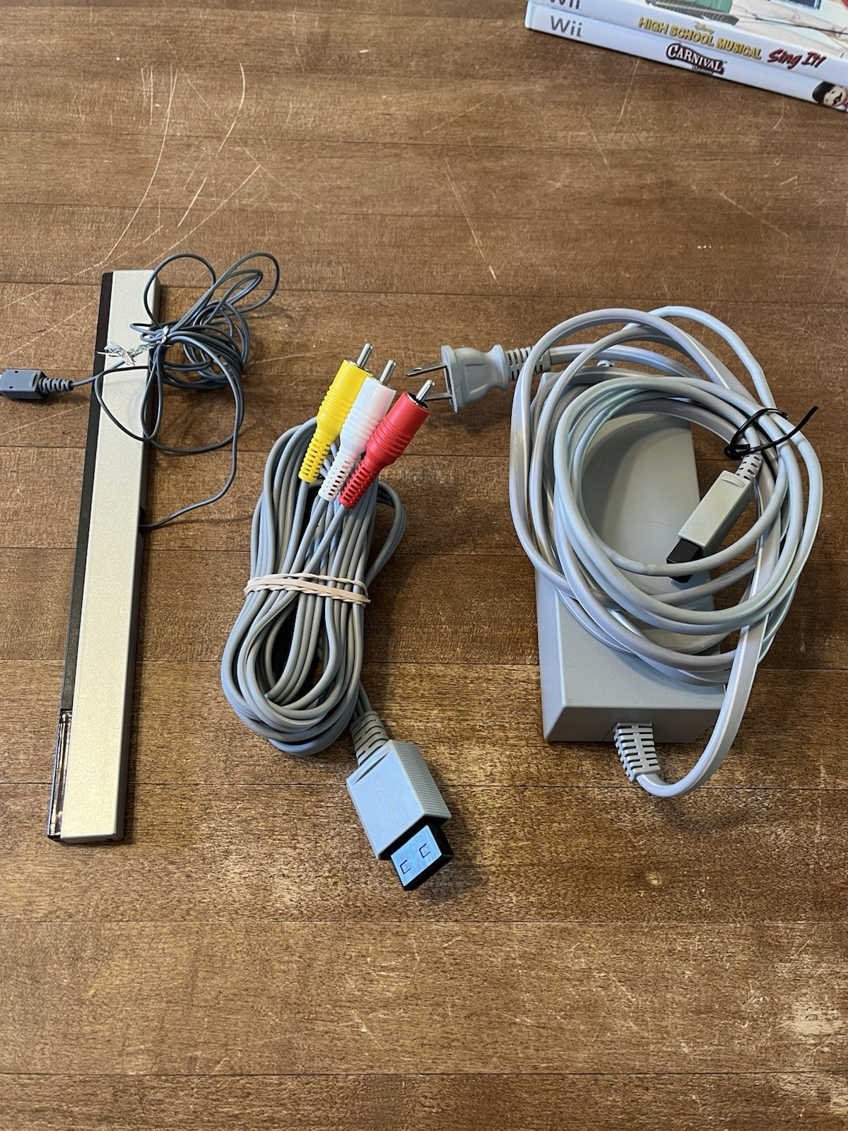 Nintendo Wii Console w/ Controller And Nunchuck RVL-001 TESTED! 2 Games Included