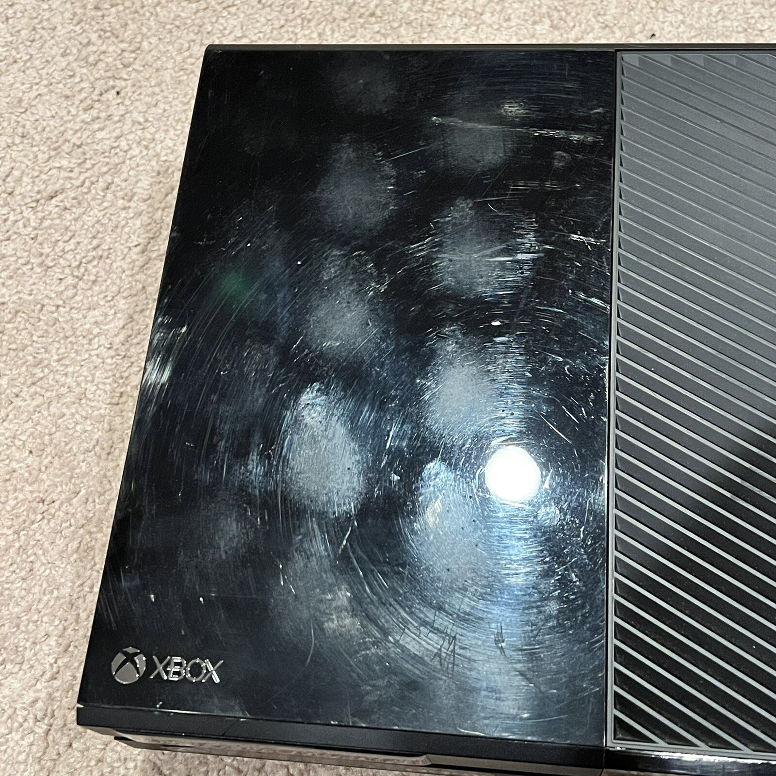 500gb Microsoft Xbox One Black Console – 2014 Intern Signature – Rare – Tested