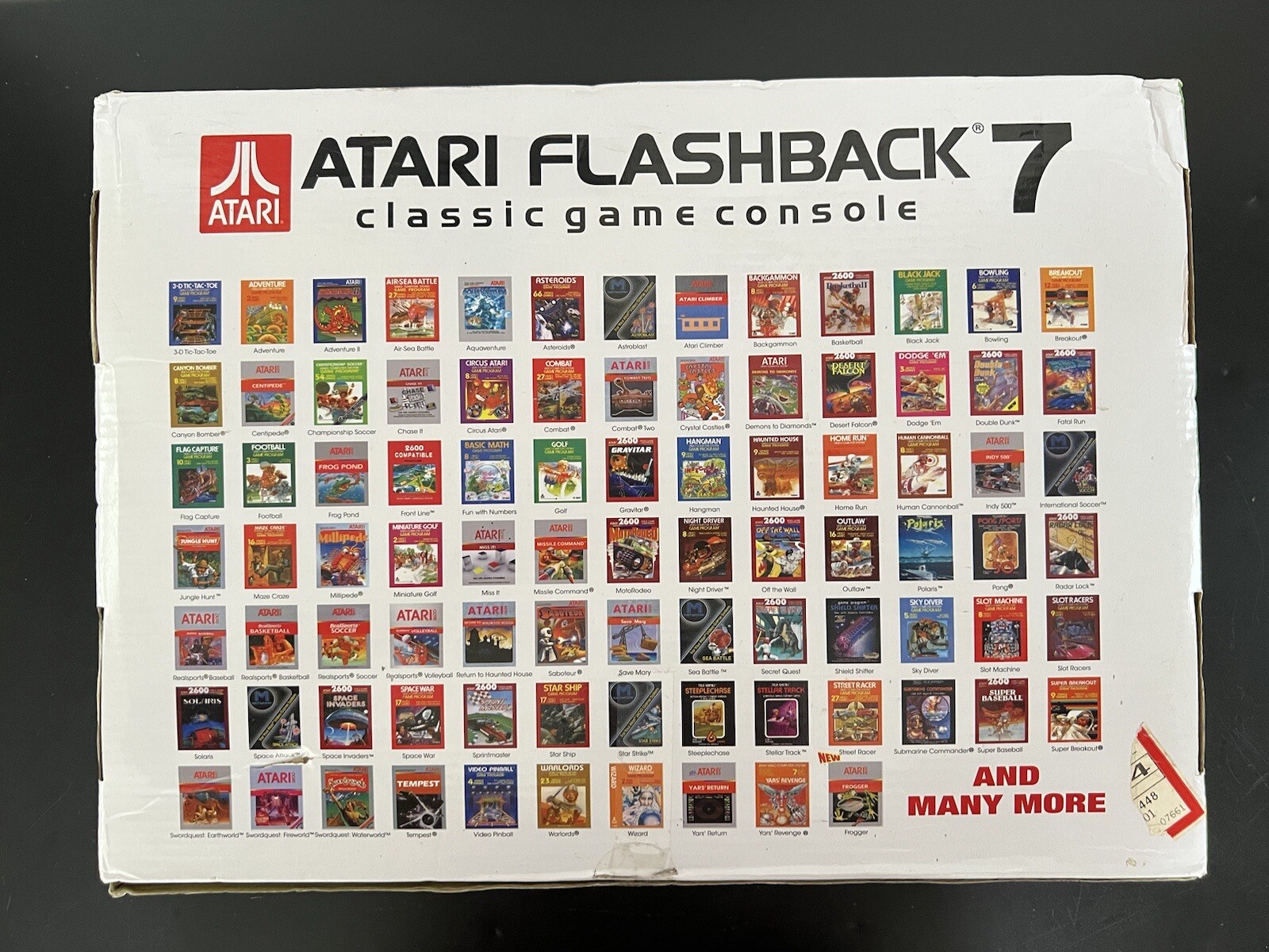 Atari Flashback 7 Classic Videogame Console 101 Built-in Games with Box