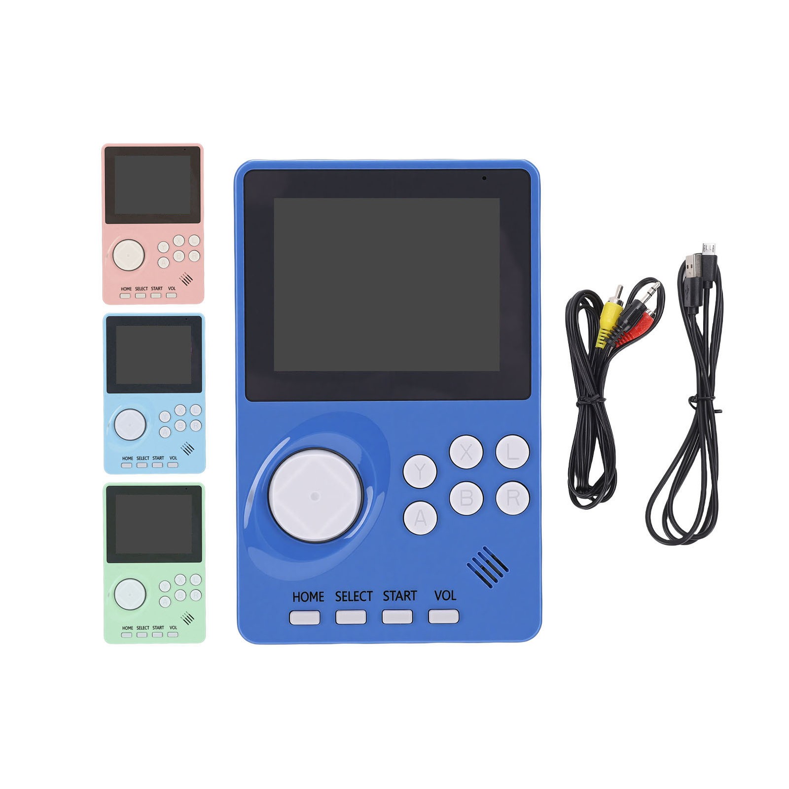 Handheld Game Console 2.8in LCD Screen Rechargeable 100 In 1 1G Storage Portable