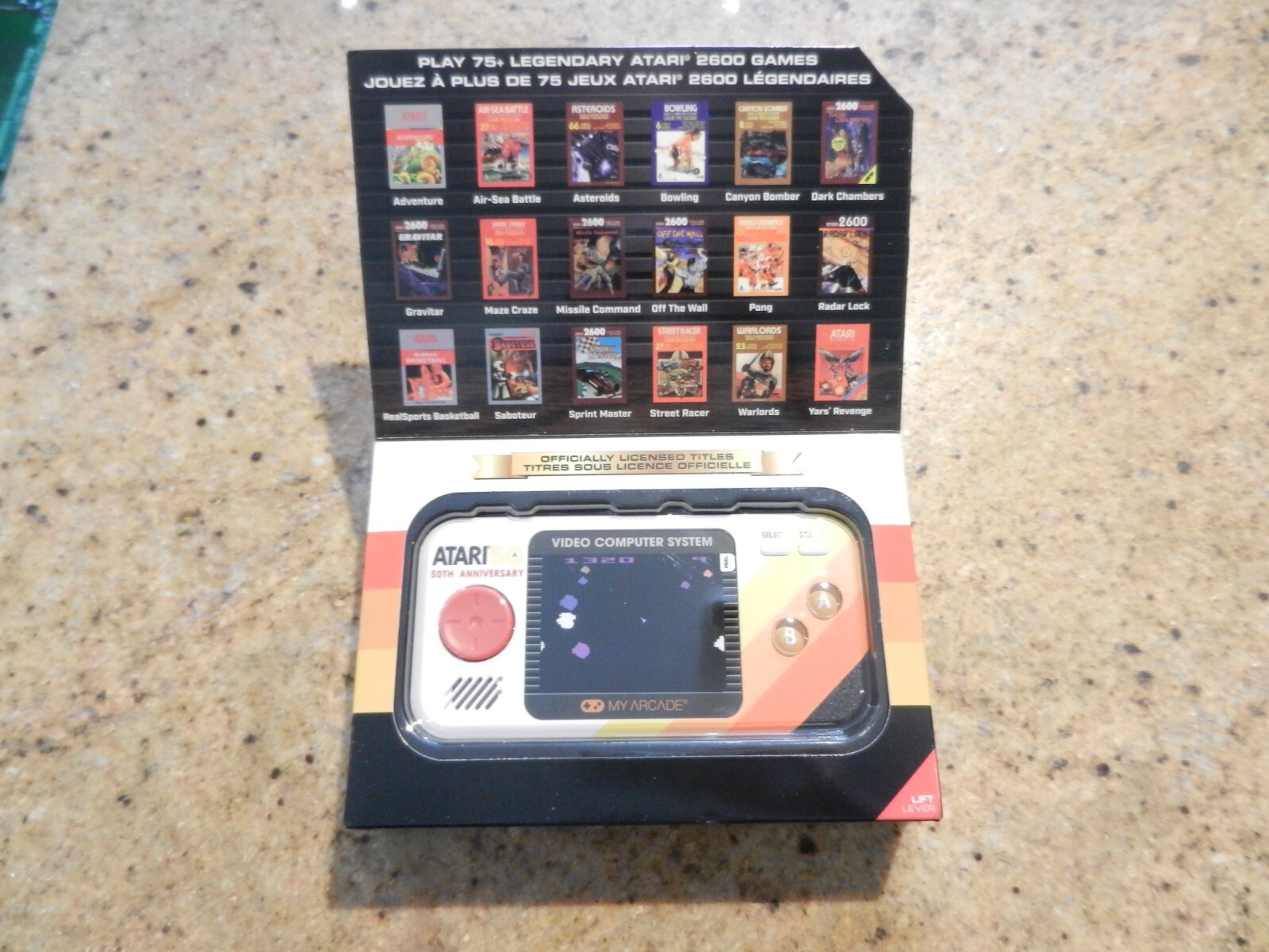 Atari50 – 50th Anniversary – My Arcade Pocket Player Pro 100 Games – BRAND NEW!
