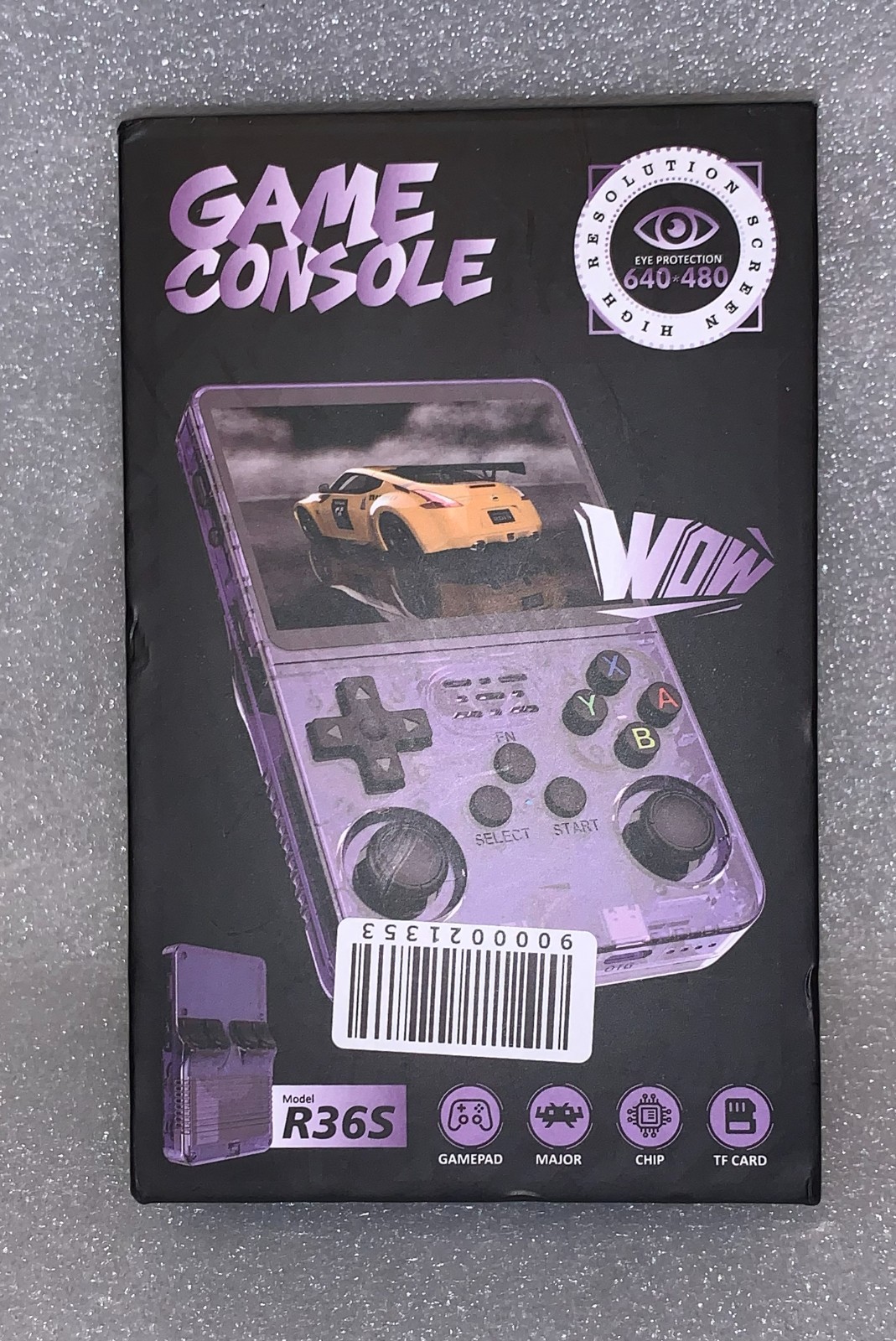 Game Console Model R36S Black, White, Blue, Red, Violet