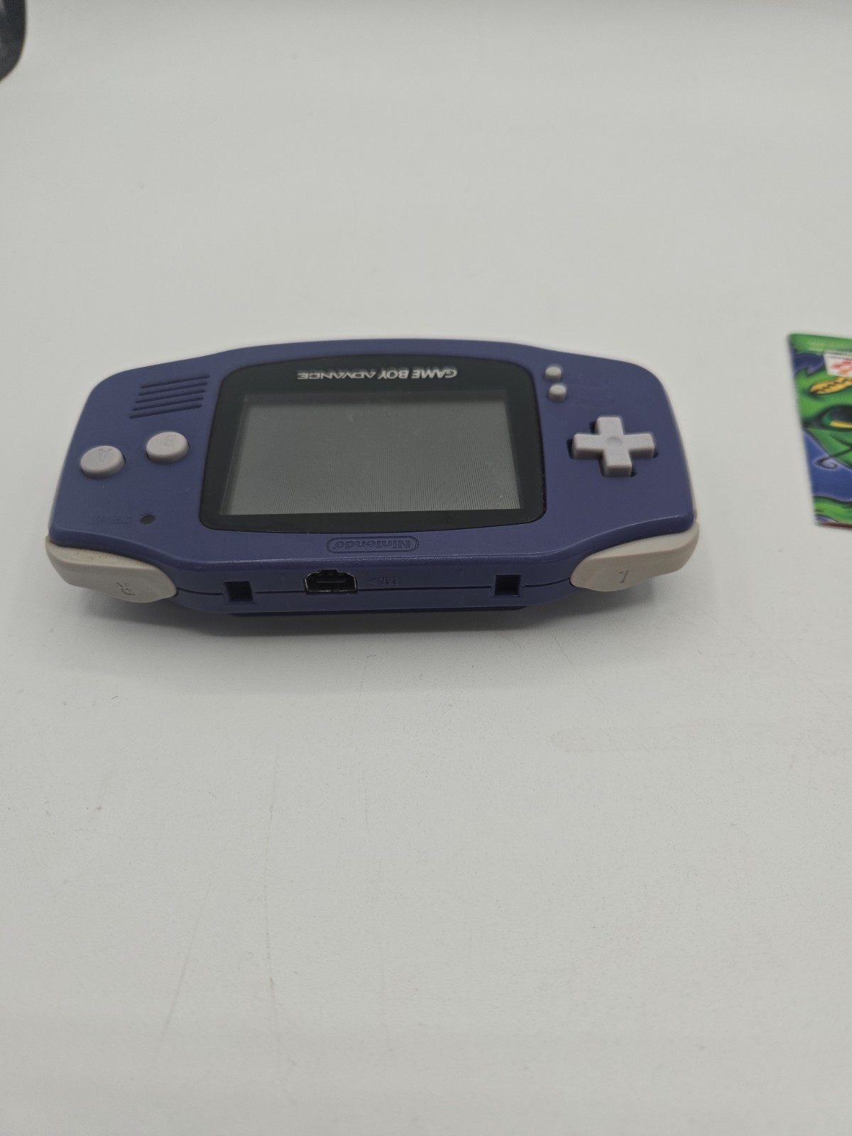 Nintendo Gameboy Advance AGB001 Cobalt Indigo Blue Handheld System Console GBA
