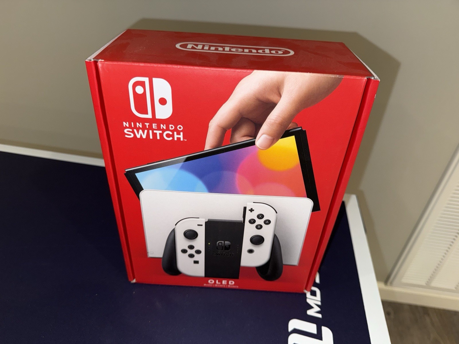 Nintendo Switch OLED Bundle with Original Dock, Box, and Accessories