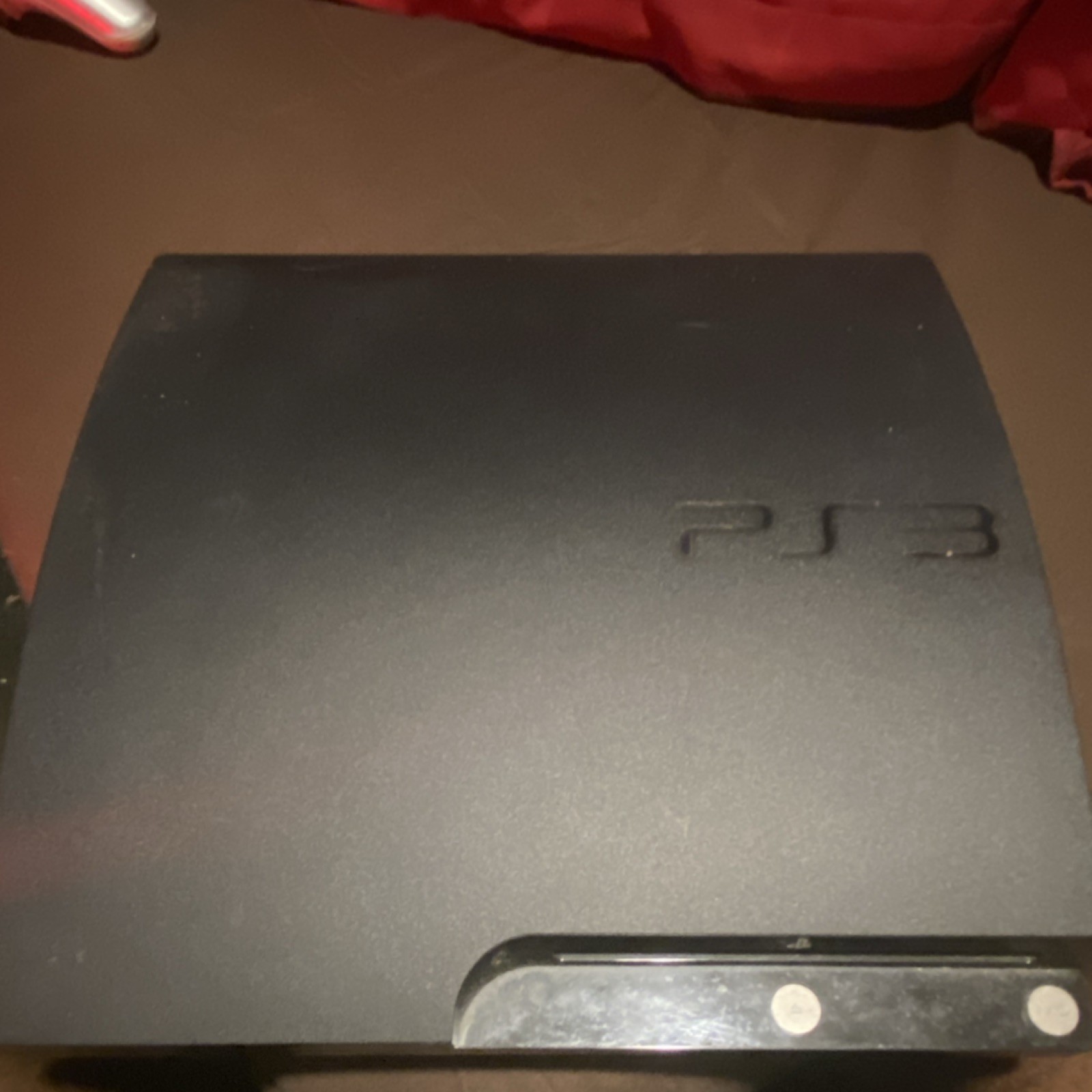 Sony PlayStation 3 Slim Console Black Blu-Ray HDMI Component Composite RCA