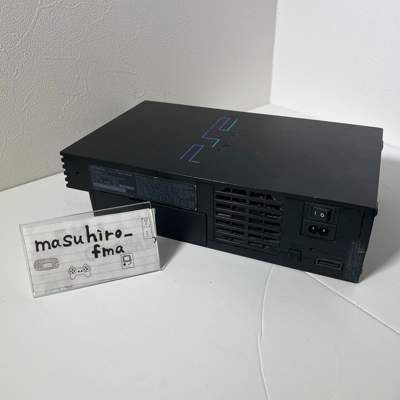 Sony PlayStation2 PS2 black Console controller Cable Working NTSC-J