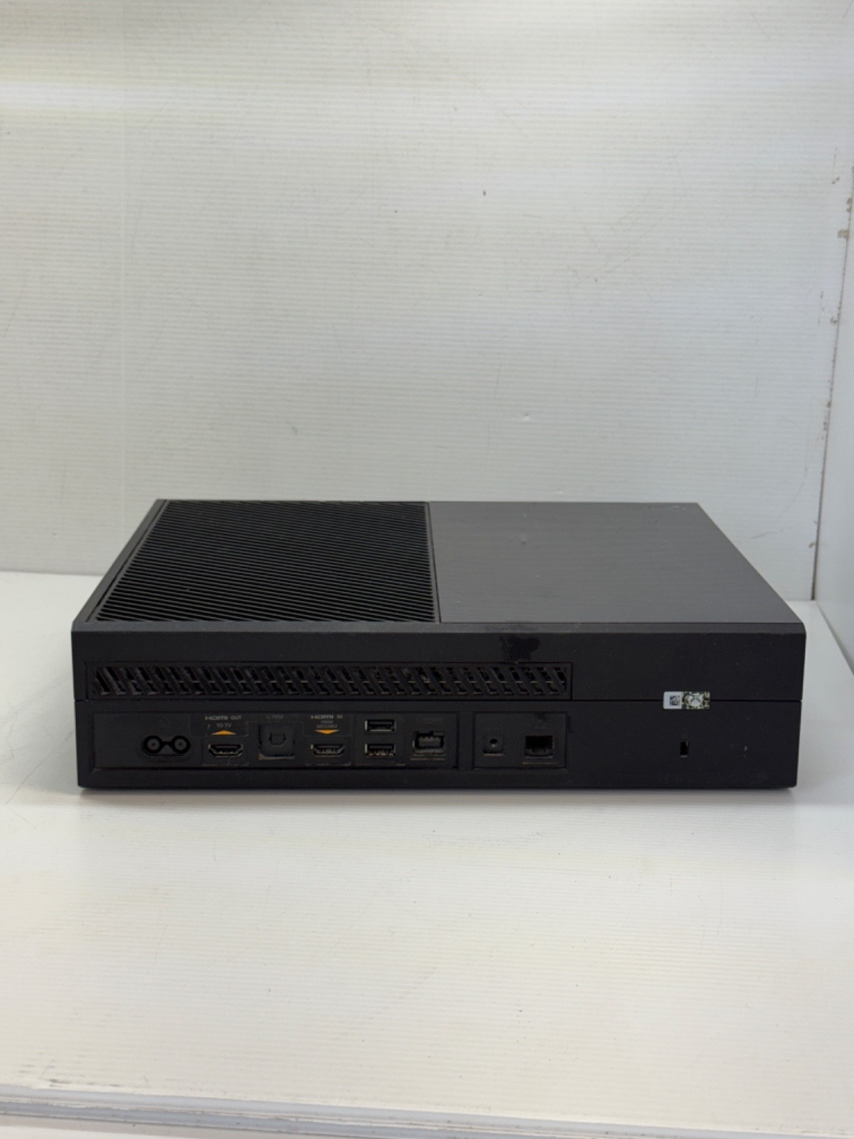 Xbox One Console Black w/ 2 Controllers Bundle Untested No Cables AS-IS