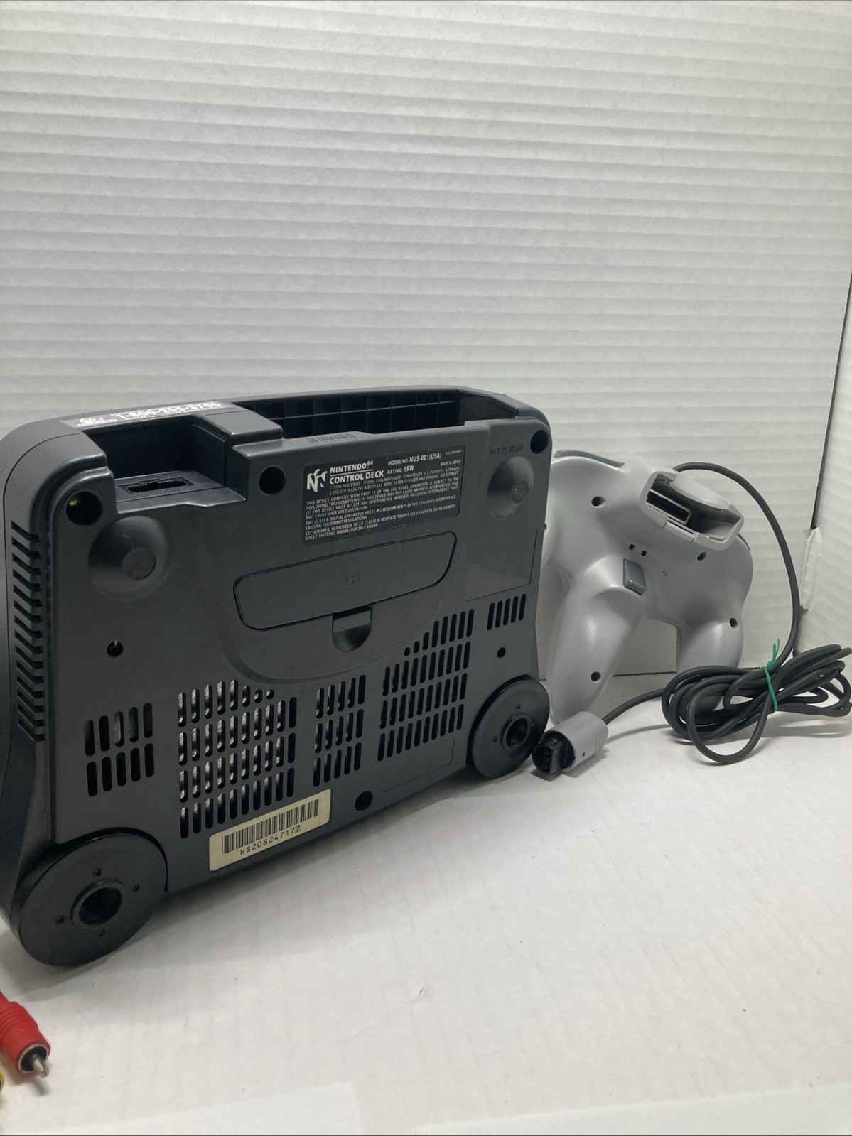 Nintendo 64 Black Console Bundle w/ 2 Sport , Cables & Hdmi Converter All Tested