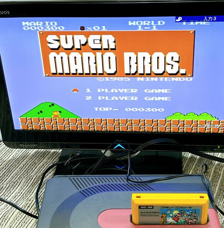 Sharp Twin Famicom console Black AN-500B Opertion Confirmed From Japan