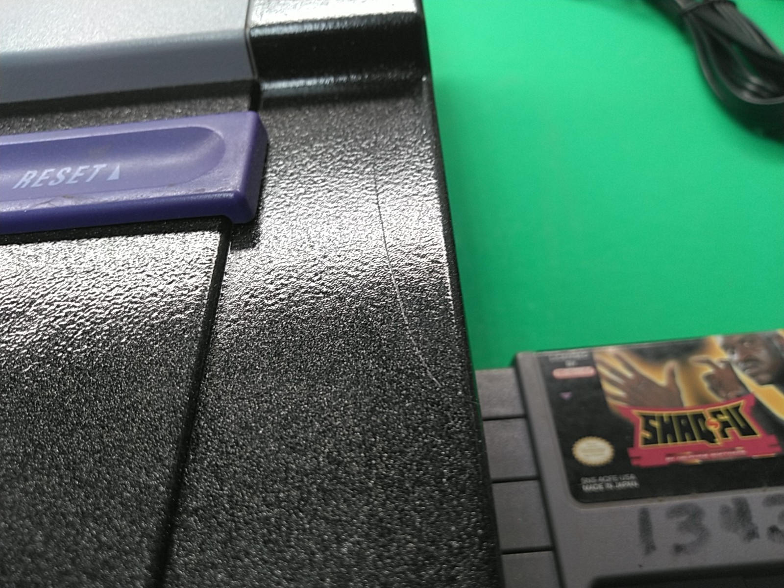 Super Nintendo system SNES with Mortal Kombat 2 Controllers All Hookups