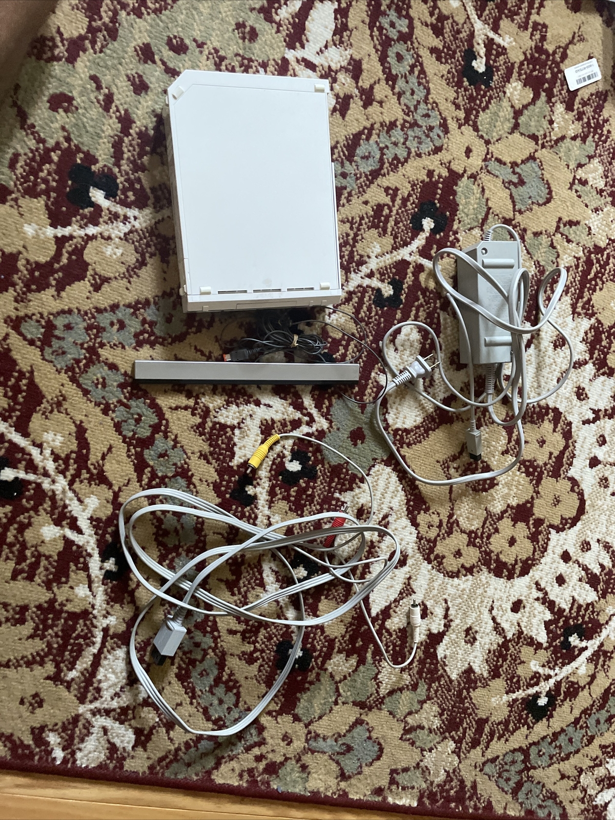 Nintendo Wii Game Console Gamecube Compatible RVL-001 Tested Power+sensor+AV