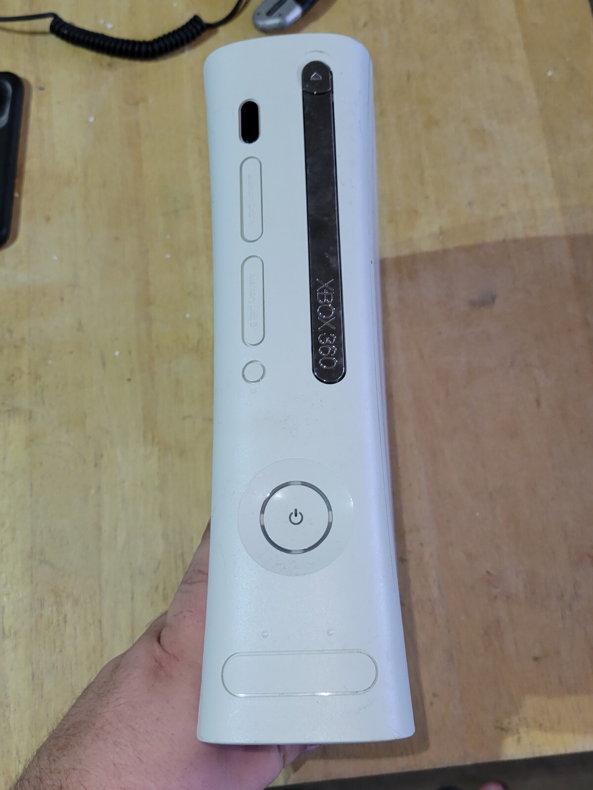Microsoft Xbox 360 White Console Only UNTESTED AS- IS (MFR DATE 2007-09-19) (x1)