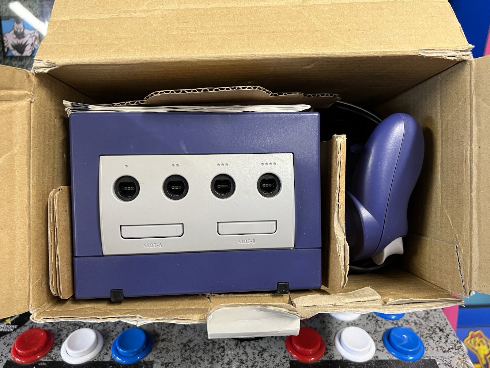 2002 Nintendo Heineken Gamecube Indigo Purple LE Console w/Box – Only 50 Exist!