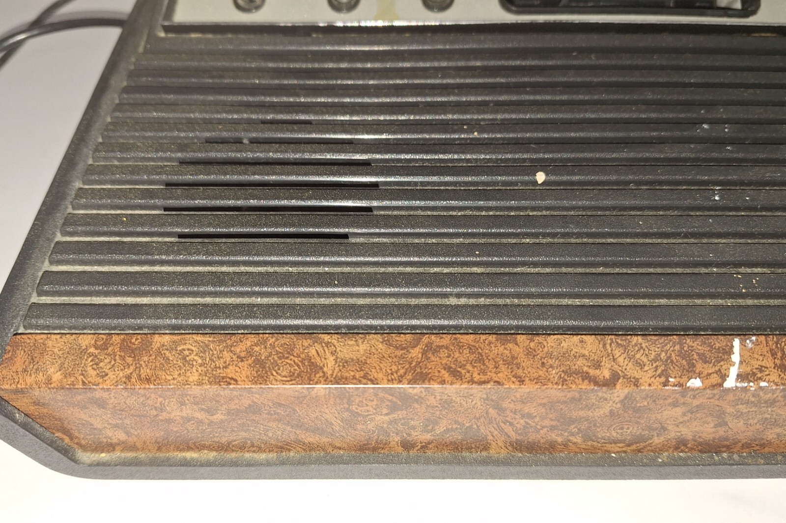 UNTESTED Sears Tele Games Atari 2600 Light Sixer Video Game Console Wood Grain