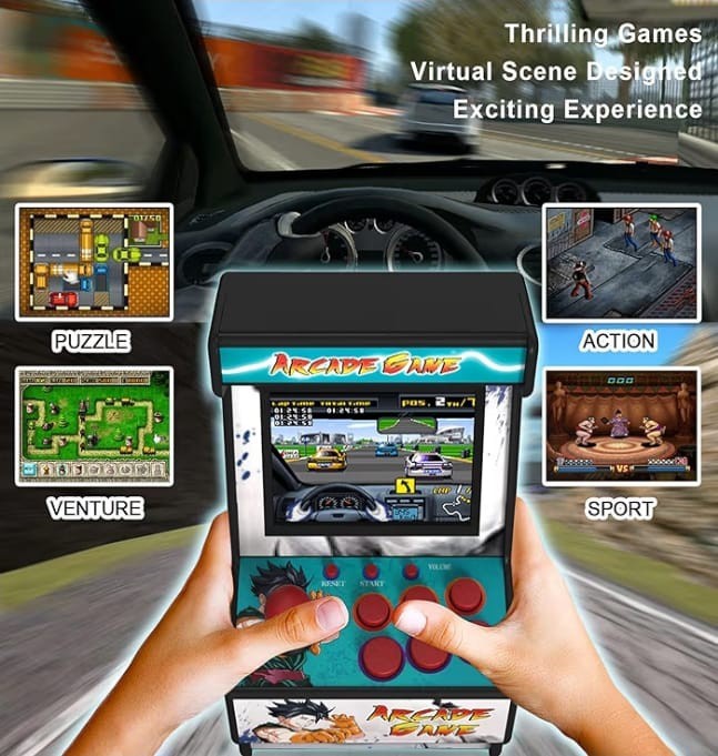 Mini Arcade Machine Retro Gaming Console Handheld 156 Games WE SHIP OVERSEAS