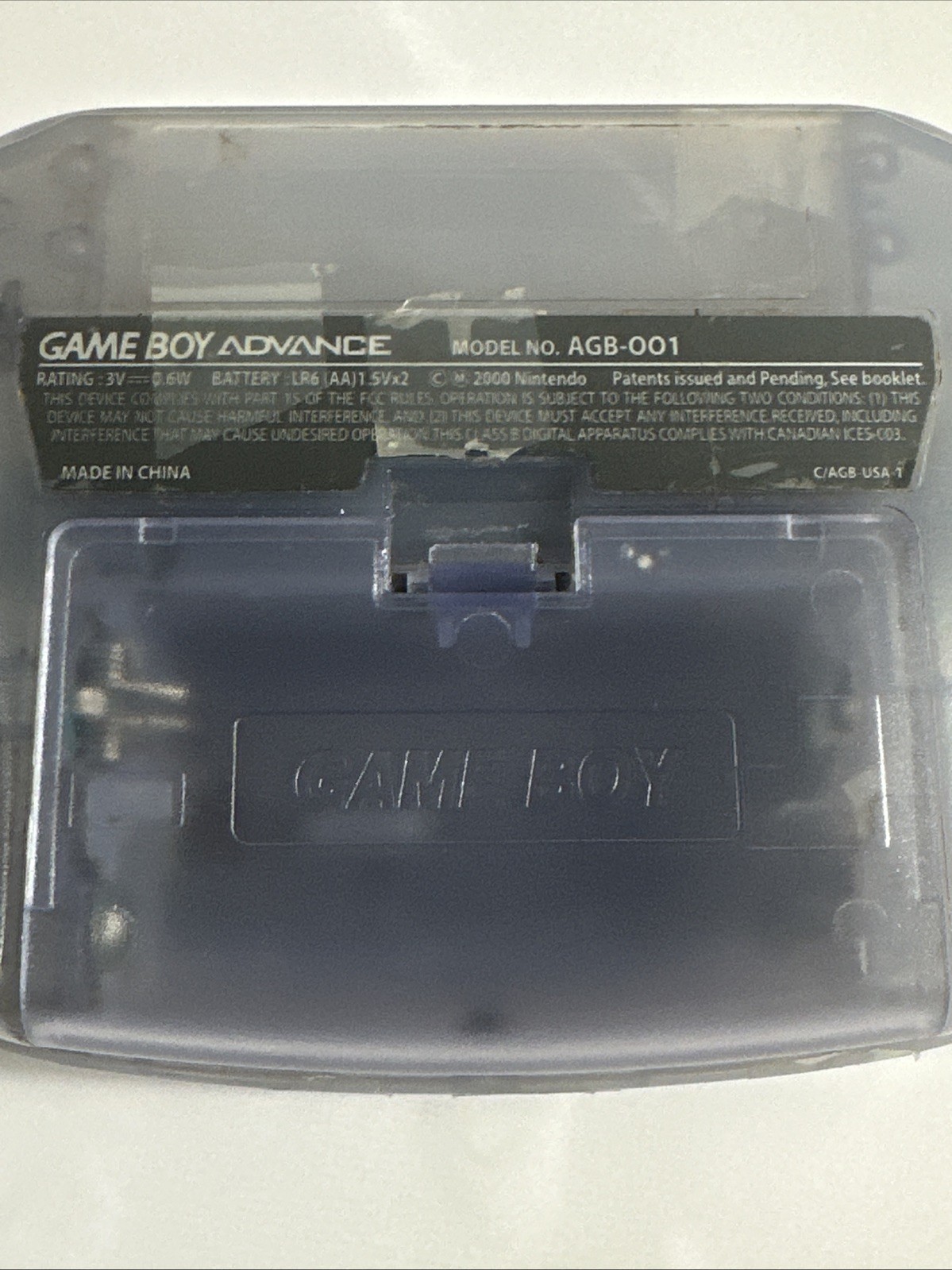 Nintendo Glacier GameBoy Advance GBA AGB-001 Console – Tested