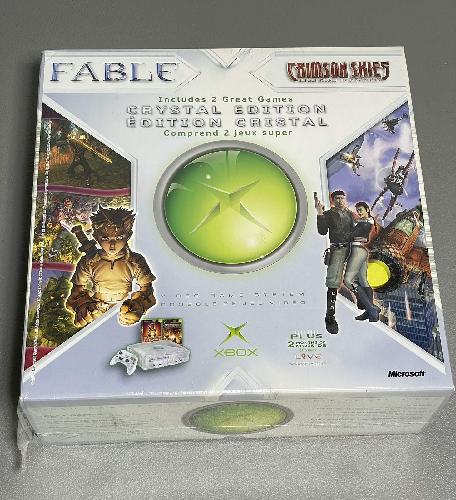 Microsoft Xbox Crystal Limited Edition (Canada Exclusive) – BRAND NEW / SEALED!!